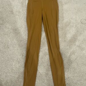 Brown High-Waisted Pants